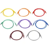 Hosa CMM-890 Patchkabel Set 90cm 3,5mm Miniklinke 8 Farben