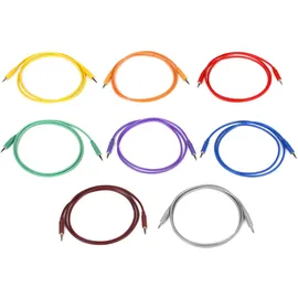 Hosa CMM-890 Patchkabel Set 90cm 3,5mm Miniklinke 8 Farben