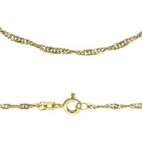Firetti Collierkettchen »Schmuck Geschenk Gold 333 Halsschmuck Halskette Goldkette Singapur«, Made in Germany 68998347-50 gelbgoldfarben