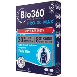 Natures Aid Bio360 Pro-30 MAX (30 Billion Bacteria) (30 Kapseln)