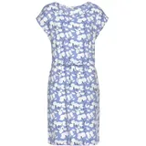 Beachtime Sommerkleid Blumen Blau 44