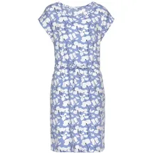 Beachtime Sommerkleid Blumen Blau 44