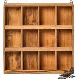 ib laursen Wandregal 60 x 12 x 60 cm Braun