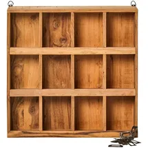 ib laursen Wandregal 60 x 12 x 60 cm Braun
