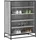vidaXL Schuhschrank 75 x 97,5 x 38 cm grau / grau