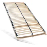 Lattenrost 90x200, Ergonomischer 7 Zonen , 28 Latten, Selbstmontage, Traglast ca. 150Kg, Flexible Federholzleisten