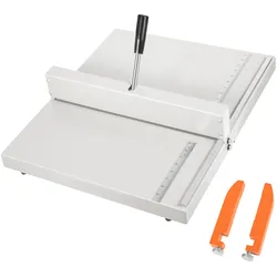 VEVOR Rillmaschine 480 mm, Manuelle Nutmaschine 508 mm x 600 mm x 140 mm, Creasing Maschine 9,5 kg, Bürobedarf und Schreibwaren mit Arbeitssparender Griff, Falzmaschine für Dateien, Karten