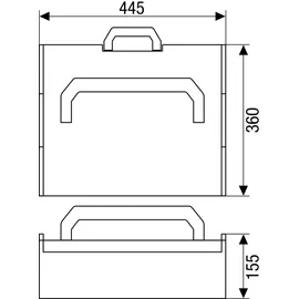 SPAX Montagekoffer L-BOXX 10 70 Stück A2