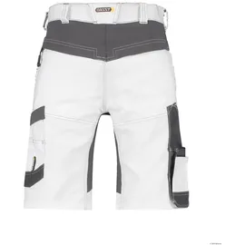 DASSY Axis Painters Malershorts mit Stretch weiß/anthrazitgrau