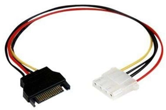 Preisvergleich Produktbild SATA zu Molex LP4 Strom Kabel Adapter