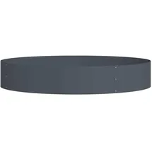 vidaXL Gartenblumentopf 120 x 120 x 20 cm Anthrazit