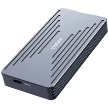 Inateck 40Gbps M.2 NVMe SSD-Gehäuse, Aluminium Festplattengehäuse, USB4.0/Thunderbolt 4, werkzeuglose Installation für windows 8/10/11, Mac OS, unterstützt 2230/2242/2260/2280 SSDs, M-Key, FE2028