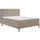GRAINGOLD Boxbett, Beige, Textil, 140x200 cm, Schlafzimmer, Betten, Boxspringbetten
