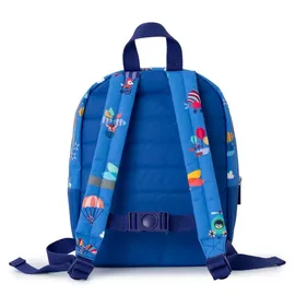 Lilliputiens Kinderrucksack wasserdicht recyceltes PET verstellbar Luft - Blau