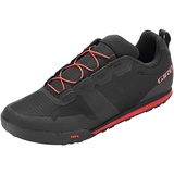 Giro Tracker Fastlace Mountainbiking-Schuh, Black/Bright red, 40 EU