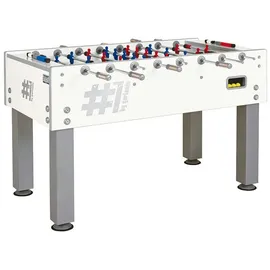 GARLANDO Tischkicker ITSF Number 1 / weiß,