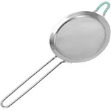 Mesh Sieb aus Edelstahl, 60 Mesh, Feines Sieb, Langer Griff, Sieb, Kochhelfer für Tee, Kaffee, Mehl, Zucker, Haferflocken, Bohnen (14cm)