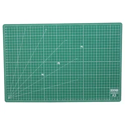 EXXO Schneidematte Schneideunterlage A3 bestehend aus 5 Schichten 450x300 mm Farbe grün