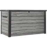 Keter Gartenbox Ontario 870L Stormgrey Auflagenbox Kissenbox bis 272kg belastbar