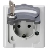 Kopp Schuko-Steckdose 1fach grau 1 St.
