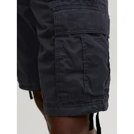 JACK & JONES Herren, CARGO SHORT JPSTCOLE FRANK CARGO Relaxed Fit 12291369 schwarz, M