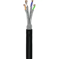 goobay Cat 7 Outdoor Netzwerkkabel, S/FTP (PiMF), Schwarz
