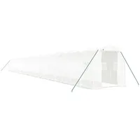 VidaXL Gewächshaus mit Stahlrahmen 48 m2 24x2x2 m