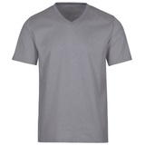 Trigema T-Shirt » V-Shirt DELUXE Baumwolle«, (1 tlg.), Gr. 5XL, cool-grey, , 67160956-5XL
