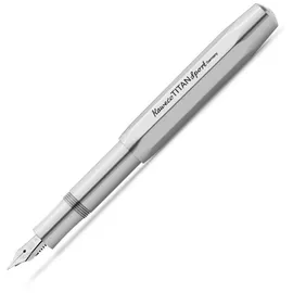 KAWECO TITAN SPORT Füllhalter 12,7 cm Silber Federbreite: B