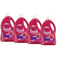 Perwoll Renew Color 4x52 Waschladungen Color Waschmittel, Feinwaschmittel stärkt die Fasern, verbessert die Farbintensität, intensive Frische