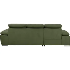 werk2 Eckcouch Polyester 2-Sitzer Grün