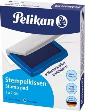 Preisvergleich Produktbild Pelikan Stempelkissen Gr.3E blau 5x7cm