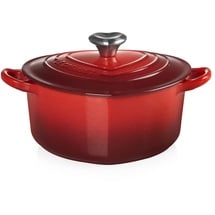 Le Creuset Herzbräter mit Herzknopf aus Gusseisen, 20 cm