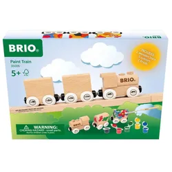 BRIO Spiel Holzzug zum Anmalen