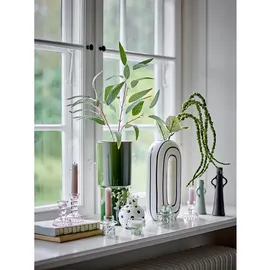 Bloomingville Mae Vase, Blau, Keramik,