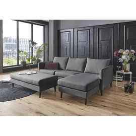Atlantic Home Collection Hocker Rekvik 133 x 42 x 63 cm Grau