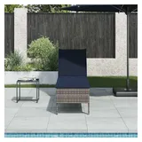 vidaXL Sonnenliege 200 x 55 x 98 cm Grau