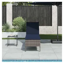 vidaXL Sonnenliege 200 x 55 x 98 cm Grau