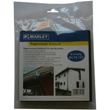 Marley Regenwasser Schlauch für Dachrinne Ø DN75 bis DN125 Schwarz 5 m