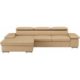 sit&more Ecksofa »Valantine L-Form, B: 286 cm« mit Arm- & Kopfteilverstellung, optional mit Bettfunktion