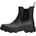 Damen Rubber Rainboot Blockabsatz Schwarz 38