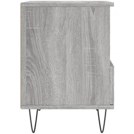 vidaXL Nachttische 2 Stk. Grau Sonoma 40x35x50 cm Holzwerkstoff