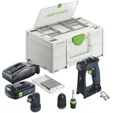 Festool CXS 18-Basic-Set Akku Bohrschrauber 18 V 40 Nm Brushless + 1x Akku 3,0 Ah + Ladegerät + Systainer