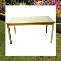 Lex Premium XL Gartentisch 150 x 90 x 75 cm Teak
