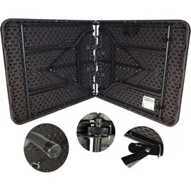 Trutzholm Buffettisch Klapptisch 180 x 75 x 74 cm grau