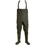 ELKA Rainwear Wathose 600 g/m2 171700 mit langen Stiefeln olive - 45