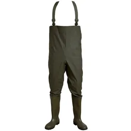 ELKA Rainwear Wathose 600 g/m2 171700 mit langen Stiefeln olive - 45
