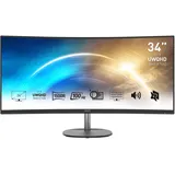 MSI PRO MP341CQDE 34 UWQHD VA Office Monitor Curved 21:9 HDMI/DP 100Hz