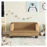 vidaXL Kindersofa, Braun 60x40x30 cm Samt