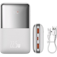 Baseus Bipow Pro 20000mAh 2xUSB USB-C 22.5W (white) Powerbank